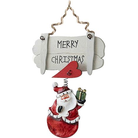 AURA Hängende Weihnachtsdekorationen, hängende Vintage-Weihnachtsdekorationen, hängende Türdekorationen für Weihnachten, Heimdekorationen, 05e (1/3)