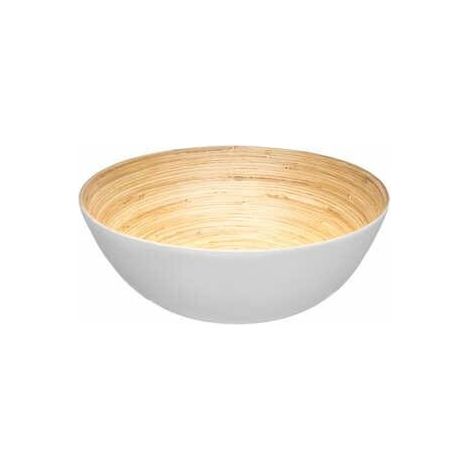 Insalatiera in bambù bianco Ø 25 cm