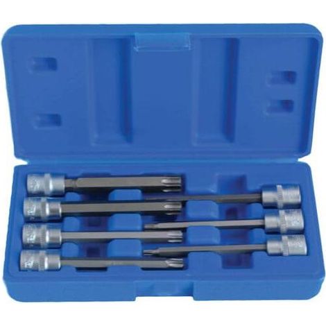 Satra Torx-Nuss-Schlüsselset Extra Lang Silber (1/2)