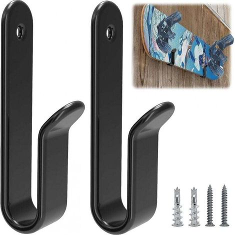 Set mit 2 horizontalen Wandhalterungen für Snowboards, Wandhalterung für Snowboards, Snowboardaufbewahrung, Wanddisplay (1/4)