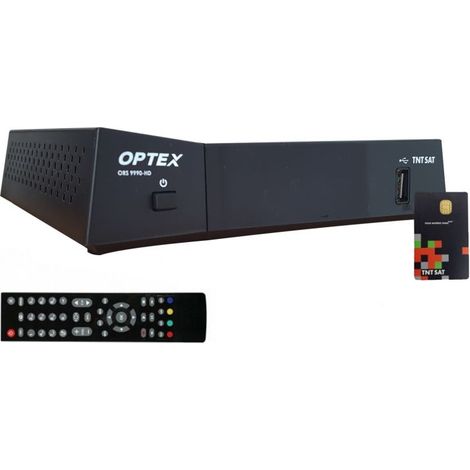 Récepteur TV satellite HD - OPTEX - ORS9990 - Carte TNTSAT V6 - HDMI - USB PVR READY (1/2)