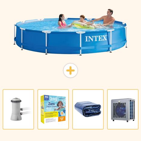 Intex Piscine Tubulaire Ronde - 366x76 cm - 5-pièces  S331 (1/5)