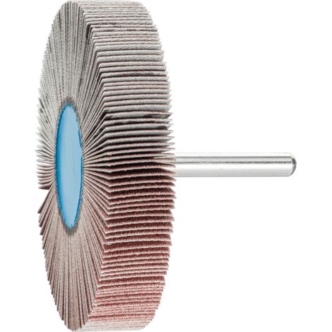 PFERD TOOLS Korund Fächerschleifer F Ø 80x15 mm Schaft-Ø 6 mm A150 für Feinschliff und Finish 10 Stk