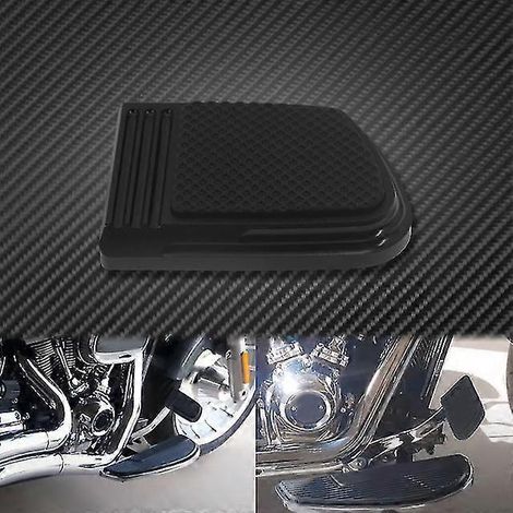 CNC-gefräste Motorrad-Fußrastenabdeckung, kleine Bremspedalabdeckung, schwarz verchromt, für Harley Softail Breakout FLSB FXBR FXBRS 2018 2019 2020 – Bremspedalabdeckung B