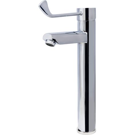 Presto grifo gerontológico monomando mezclador lavabo alto karim antiescaldamiento cromo 89455TG (1/2)