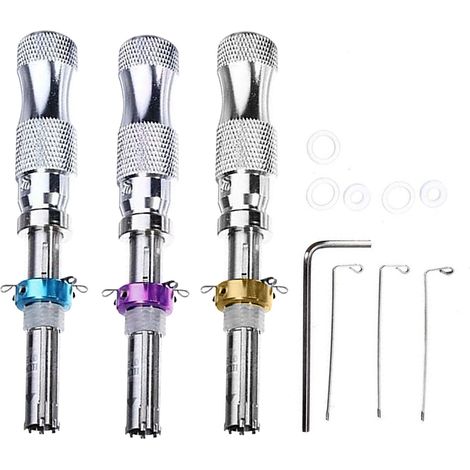 Jeu de clés à outils tubulaires, Kit de tournevis en acier allié 7mm 7.5mm 7.8mm, outil de démontage ménager 3 pièces (1/5)