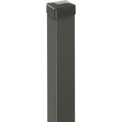 Polbram Pfosten glatt 160 cm, 70 x 70 mm, RAL-Farbe 7016 Zaunpfosten