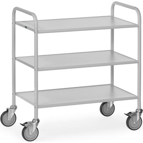 fetra Chariot de bureau 4882 - charge max. 150kg Pneus TPE (1/3)