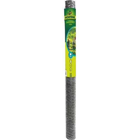 Griglia Galvanex 19 Metallo Galva Tripla Torsione 1x5m - Nortene