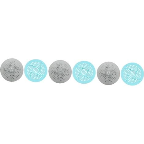 CCYKXA Set mit 6 Silikon-Abflussstopfen für Küchenspülen, Haarfilter, Badezimmerabflussstopfen