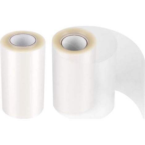 Transparenter Tortenkragen, Backrand-Umrandungsband, Verpackungsfolie, Dekor-Tortenbodenfolie, Rolle, Dessertringe (2 Stück 10 cm 10 m) (1/5)