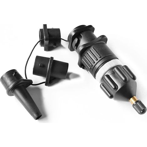 Adaptateur de Pompe Sup Adaptateur de Valve Standard avec 4 Buses pour Bateau à Rames Gonflable,Planche de Stand up , (1/5)