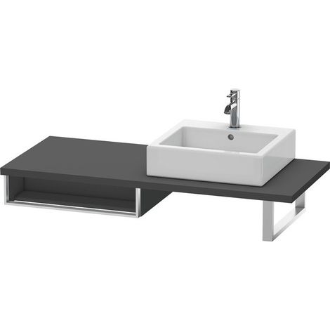Meuble bas console VERO 518x600x142mm graphite mat