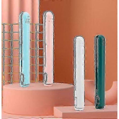 Mini fer à friser portable 2-en-1 avec charge USB, idéal pour coiffer et boucler les cheveux, compact et pratique (1/2)