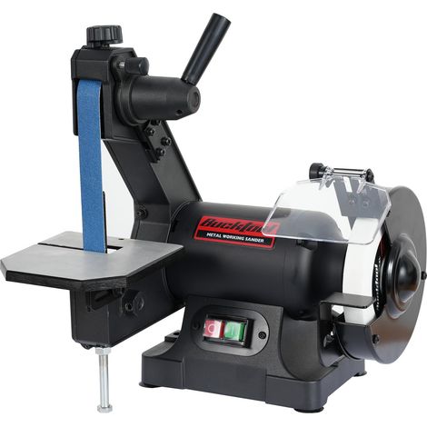 Bande abrasive et disque abrasif combiné de 250 W, bande de 25,4 x 762 mm et disque de 150 mm, rangement des clés et retrait facile du couvercle de la courroie (1/5)