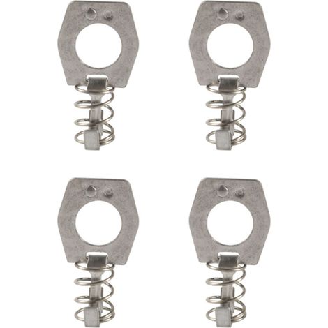 Pack of 4 Water Heater Door Lock Spring Latch Water Heater Latch for RV Water Heater Fixing Fitting Water Heater Cover Stainless Steel Metal (1/5)