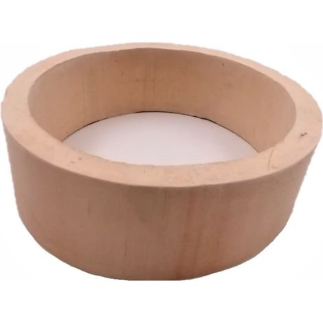 Manchette réfractaire pour conduit inox 150 mm – Chamotte beige rosé – Température d'application 1100°C – Fabrication française