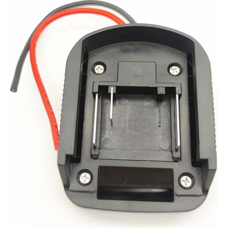 Extracteur de batterie compatible avec les batteries lithium 18 V Makita (perceuse, tronçonneuse, marteau perforateur). Adaptateur de sortie pour port de décharge Makita, modèle à triple prise avec câ (1/5)