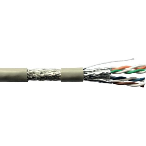 Link Cavo Solido Schermato S / ftp Per Reti Categoria 6a Lszh Awg23 In Rame Matassa Mt 305 Classe Cpr Cca (1/2)