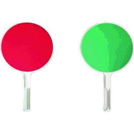 Paletta Moviere Rifrangente Bicolore Rosso-Verde cm. 30