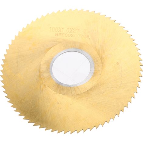 Lame de scie circulaire à 72 dents, disque de coupe en acier rapide revêtu de titane pour métaux non ferreux (1/5)