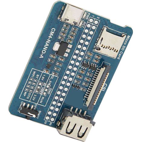 Carte de base miniature pour Raspberry Pi CM4, connecteur B à B, carte d'extension ultra mini CM4 quadricœur pour le développement d'applications web