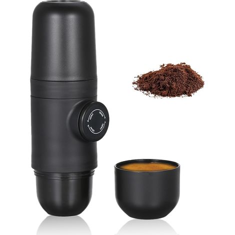 Manuell bedienbare tragbare Kaffeemaschine, Espressomaschine, Mini-Kaffeemaschine (1/5)