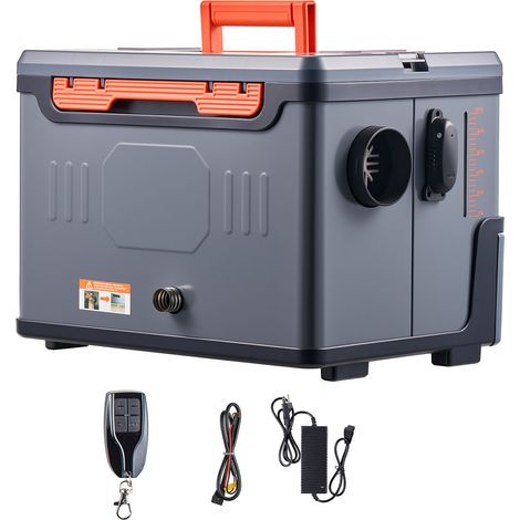 Chauffage diesel tout-en-un 5-8kW 12V/24V avec application Bluetooth, télécommande et écran LCD, réservoir 5L pour camions, camping-cars et garages. (1/5)