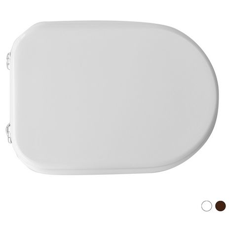 SEDILE WC PER CESAME VASO SINTESI FORMA 6- Bianco - Cerniere C espansione- CW- pezzi 1