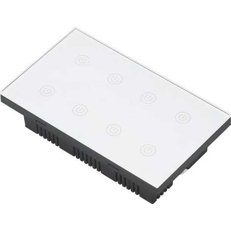 Interrupteur Connecté WiFi 8 Canaux avec Contrôle Vocal Google Assistant, 100‑240V AC (1/5)