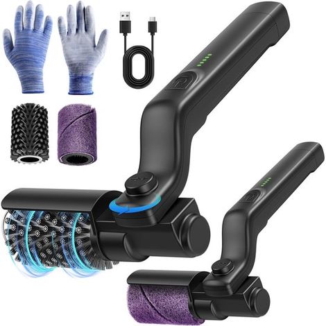 Filiyano – Câble USB-C inclus – Brosse électrique rechargeable pour barbecue – 3 vitesses, tête de brosse rotative à 180° en acier inoxydable – Sans (1/5)