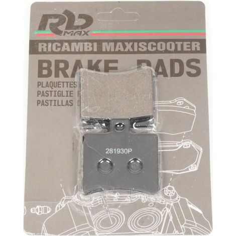 Plaquette de frein TNT pour Scooter Peugeot 125 Citystar Active (1/3)