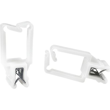 HellermannTyton EC1-3C15-PA66HIRHS-NA (1000) Clip pour bord de tôle 151-03154 Plage de Ø du faisceau 11 mm (max) naturel 1000 pc(s) R941202