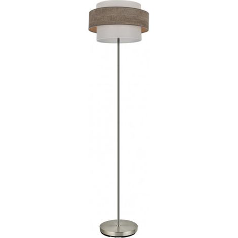 FABRILAMP AKUNADECOR Lampe De Stehleuchte De 1Light Modell Myriam Holz Farbe Grau