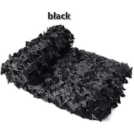 Filet camouflage renforcé 3x5m 3x8m 3x10m 4x5m Piscine Plage Pavillon Jardin Parasol Filet camouflage 7 couleurs Noir noir noir noir 3x4m - couleur, taille (1/5)
