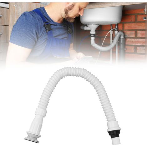 Égouttoir simple pour lavabo, tuyau d'évacuation intégré, égouttoir pour évier de buanderie (1/5)