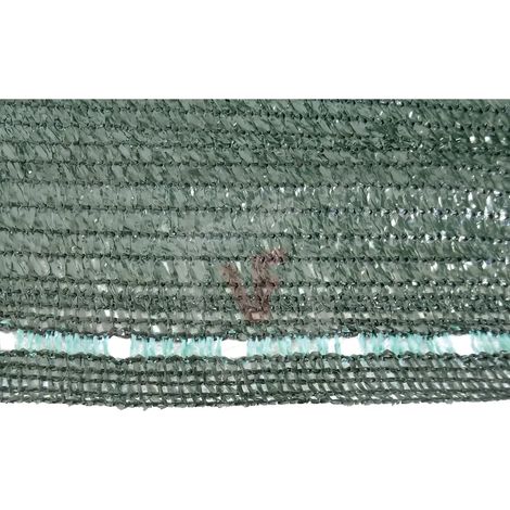 Rete Ombreggiante Verde Rotolo 50x1 m Polietilene HD 130 g/m² (1/2)