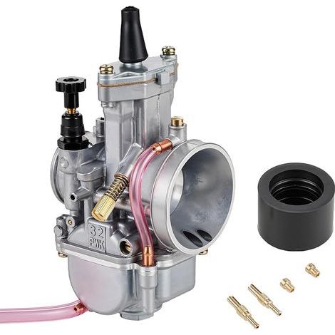 Carburateur 32mm,Carburateur Moto Universel pour 2 Temps 4 Temps Dirt Bike Motocross Moto Scooter ATV Quad Go Kart (1/4)