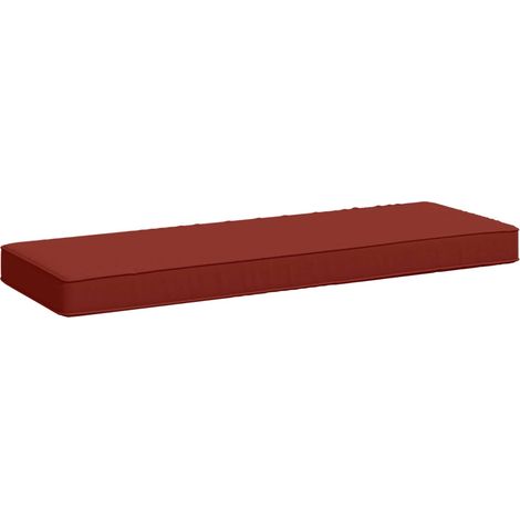 Cuscino per Panchina a 1 Pezzo VUGHT 100% Poliestere Rosso vidaXL (1/5)