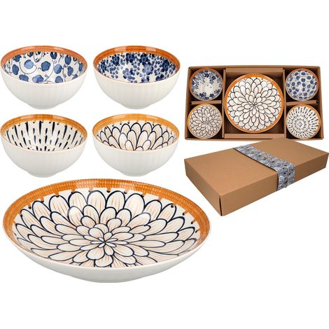 Set aus 4 Schüsseln + Teller (1/5)