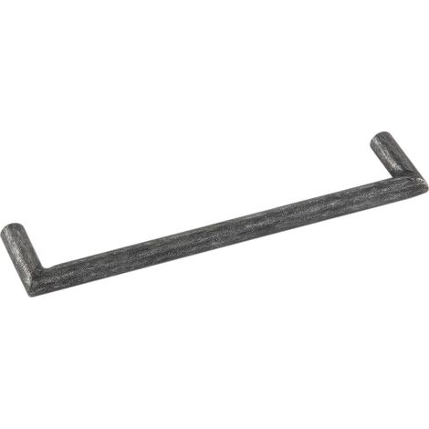 Möbelgriff Davos LA 128 mm, Breite 138 mm,Eisen verzinkt schwarz passiviert