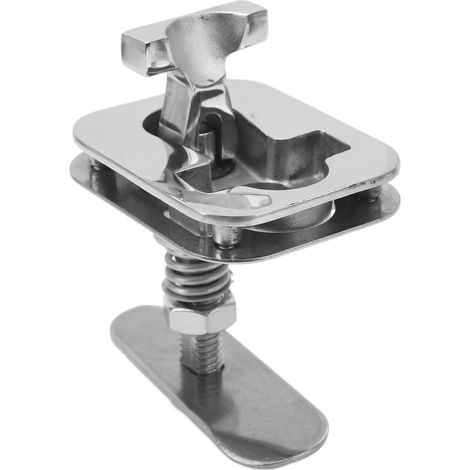 Loquet à came carré antirouille, ergonomique, fiable et robuste, avec poignée en T, pour trappe et accessoires de pêche nautiques. (1/5)