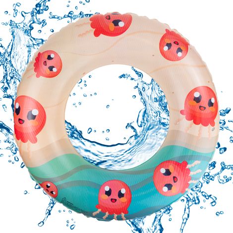 Salvagente gonfiabile per bambini, ideale per nuotare in piscina, a forma di polpo (TG81877) (1/5)