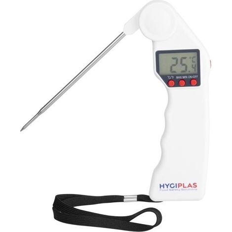 Thermomètre à sonde pliable - 50°C à + 300°C Easytemp - Hygiplas (1/5)