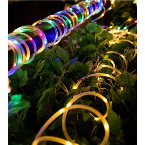 Guirlande Étanche Lumineuse LED 10 Mètres avec Télécommande-100 LED-Chargeur USB-16 Lumière Coloré-8 Mode d\'Éclairage-Décorations (1/3)