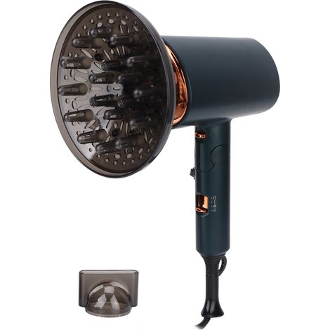Sèche-cheveux pliable à flux d'air puissant, séchage rapide, contrôle intelligent, ergonomique et portable, 1800W 220V prise UE, design repliable (1/5)