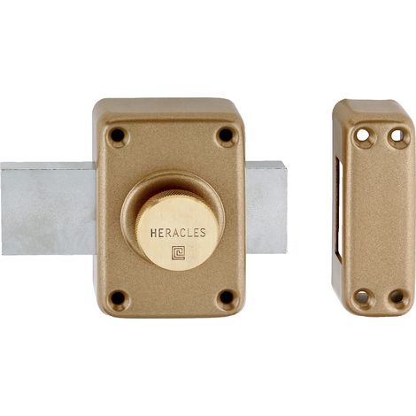 Verrou à bouton 45mm GHB 5 ailettes s'entrouvrant par MGX2 - HERACLES - P-113510