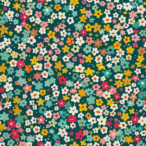 Tela decorativa para exteriores Oxford - Motivo floral I DX5469 (1/5)