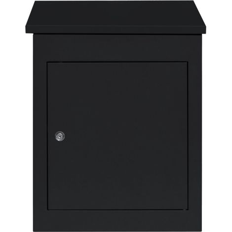 Black Anti-Theft Parcel Post Box (1/5)