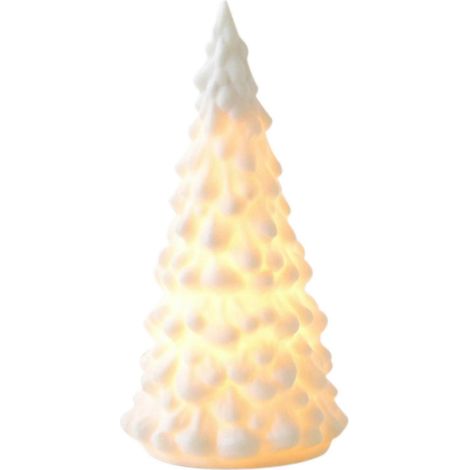 Décorations de Noël en céramique : sapin enneigé, sapin de Noël en céramique champagne doré pailleté, décorations de Noël. (1/5)